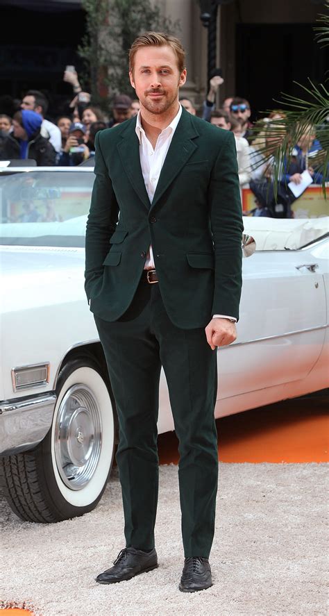 how to make green gucci suit|ryan gosling green suit.